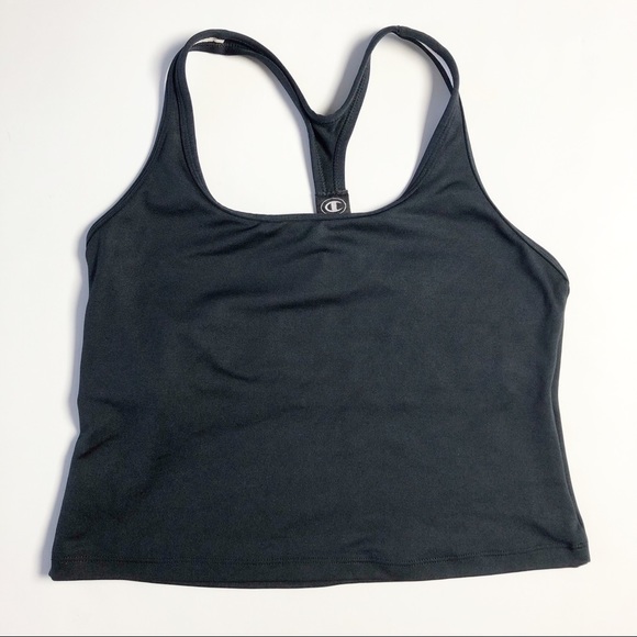 champion racerback tank with shelf bra